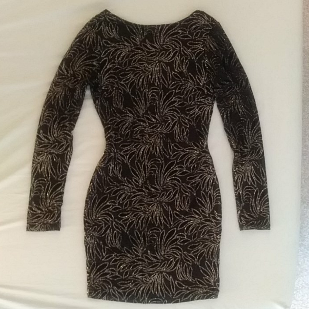 Mini black dress